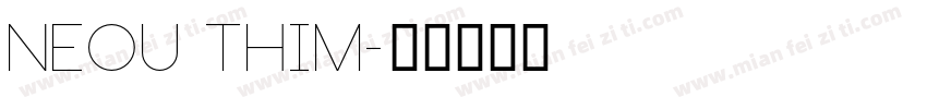 neou thim字体转换